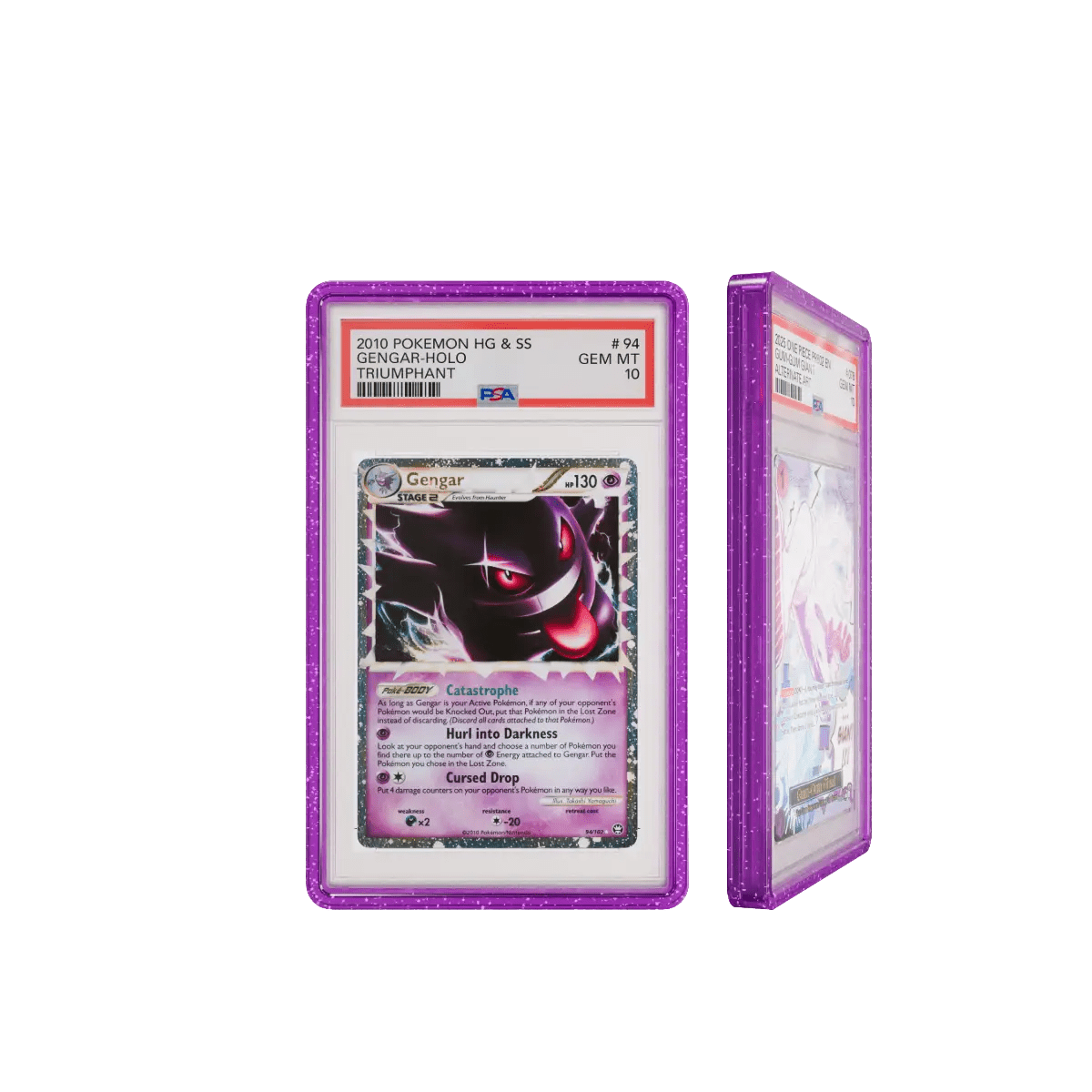 GradedGuard – Limited Edition Case – Purple Glitter (PSA) - TAKARA TCG