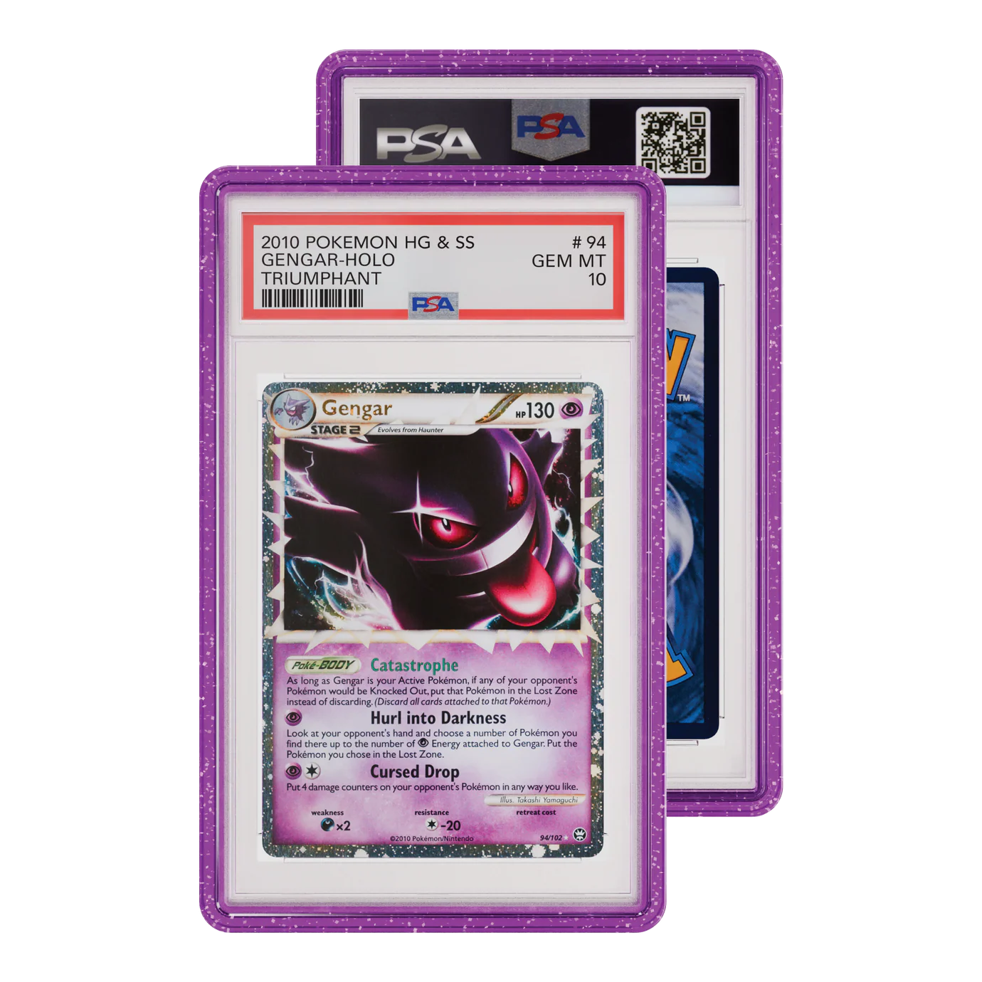 GradedGuard – Limited Edition Case – Purple Glitter (PSA)
