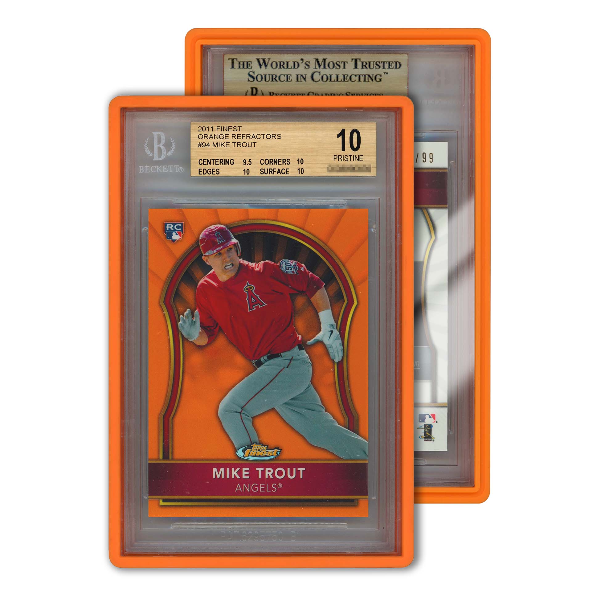 GradedGuard – Standard Case – Orange (BGS) - TAKARA TCG