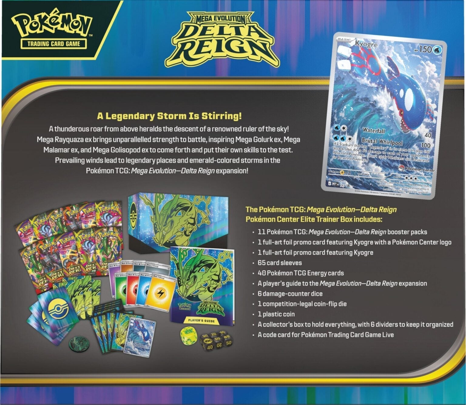Pokémon – Delta Reign – Pokémon Center Elite Trainer Box - TAKARA TCG