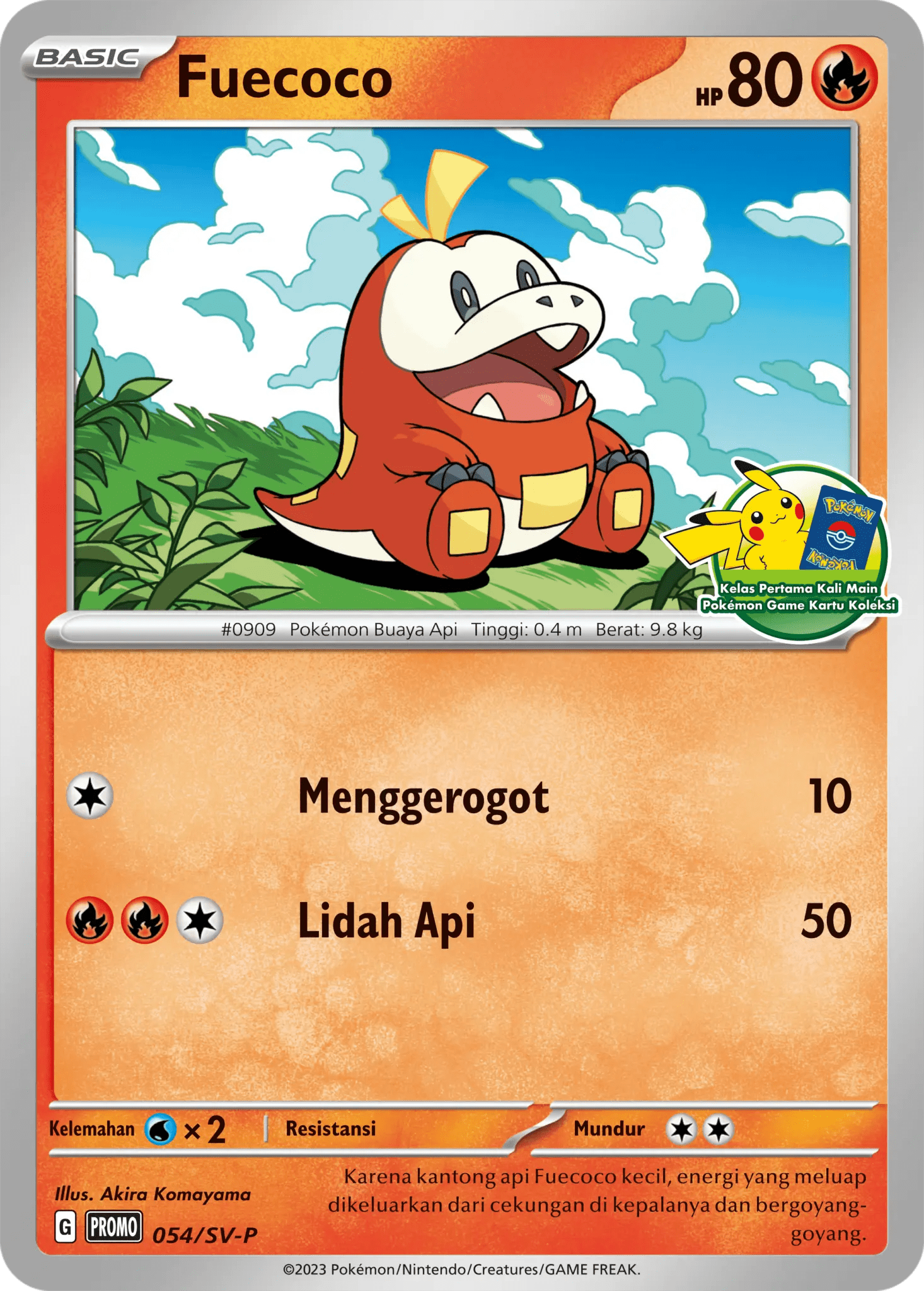 Pokémon – Fuecoco – 054/SV - P Indonesian Sealed Promo - TAKARA TCG