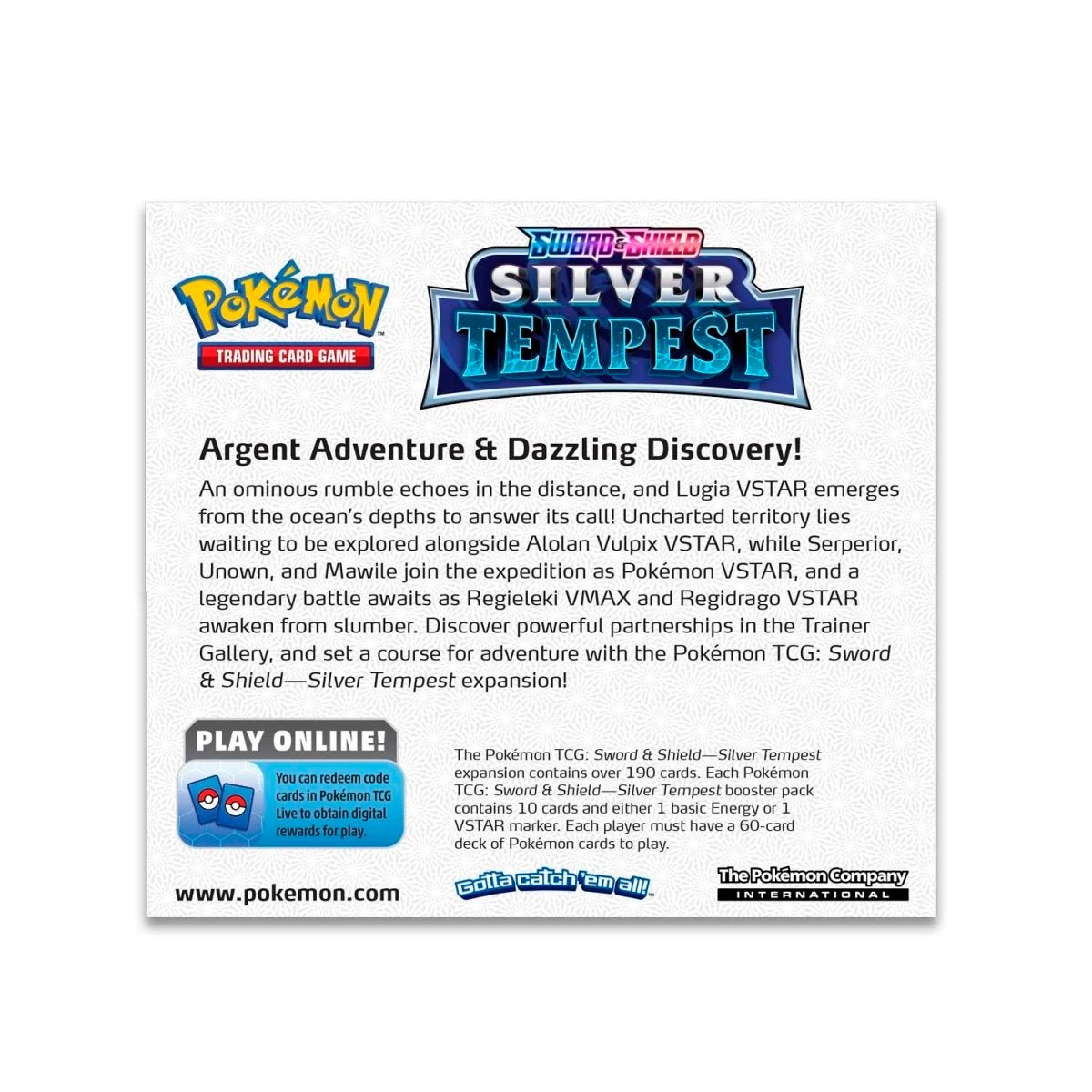 Pokémon – Silver Tempest – Booster Box Case - TAKARA TCG