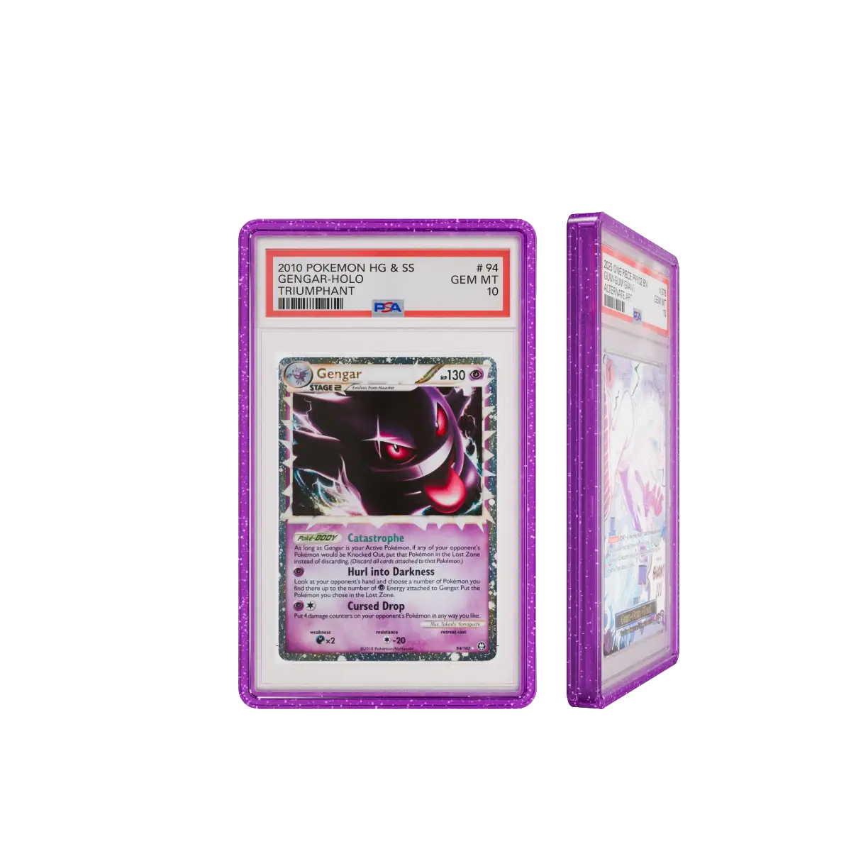GradedGuard – Limited Edition Case – Purple Glitter (PSA)