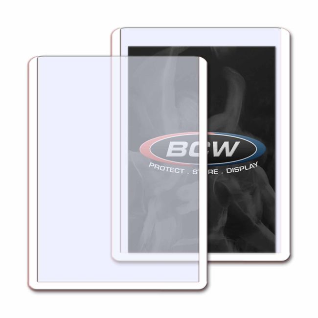 BCW – 3x4 Topload Card Holder - White Border - TAKARA TCG