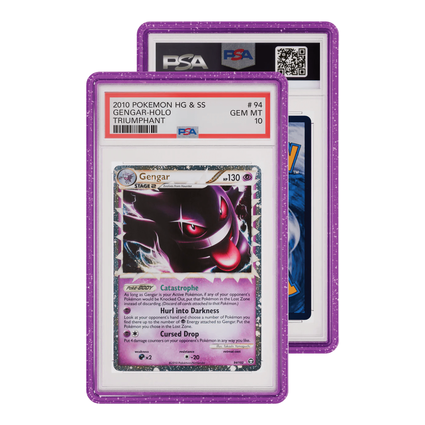 GradedGuard – Limited Edition Case – Purple Glitter (PSA) - TAKARA TCG