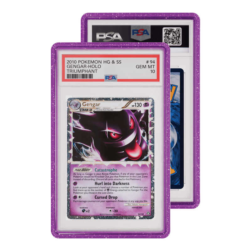 GradedGuard – Limited Edition Case – Purple Glitter (PSA) - TAKARA TCG