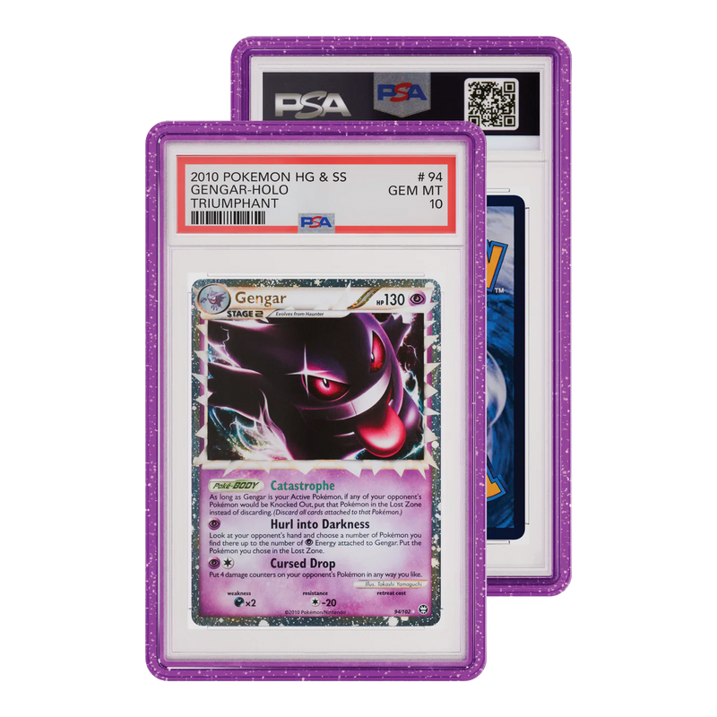 GradedGuard – Limited Edition Case – Purple Glitter (PSA)