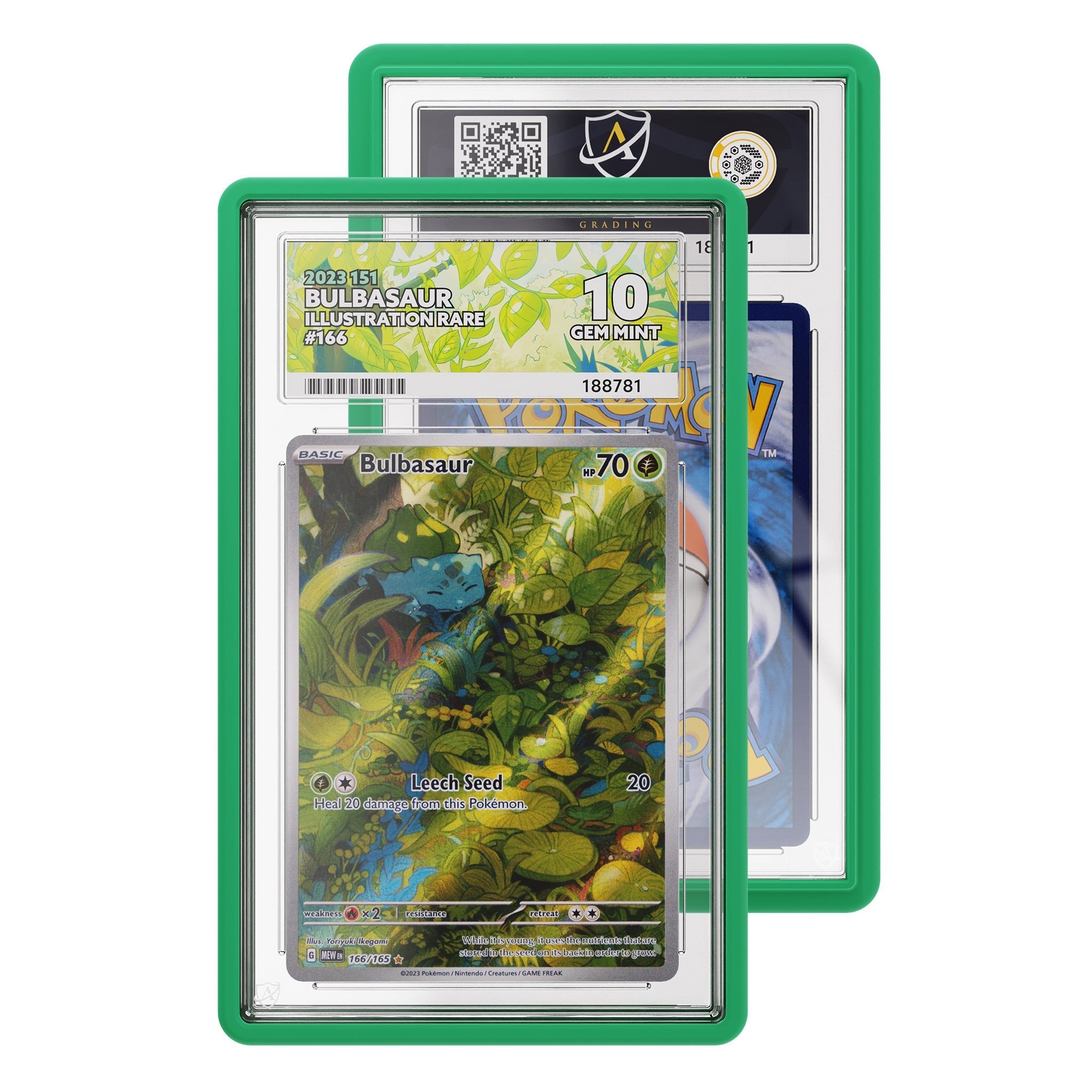 GradedGuard – Standard Case – Green (ACE) - TAKARA TCG