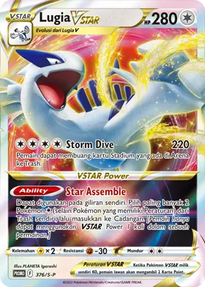 Pokémon – 2022 Pokemon Indonesian S Promo New Expansion Championship - Winner Prize Lugia Vstar 376 Indonesian Sealed Promo - TAKARA TCG