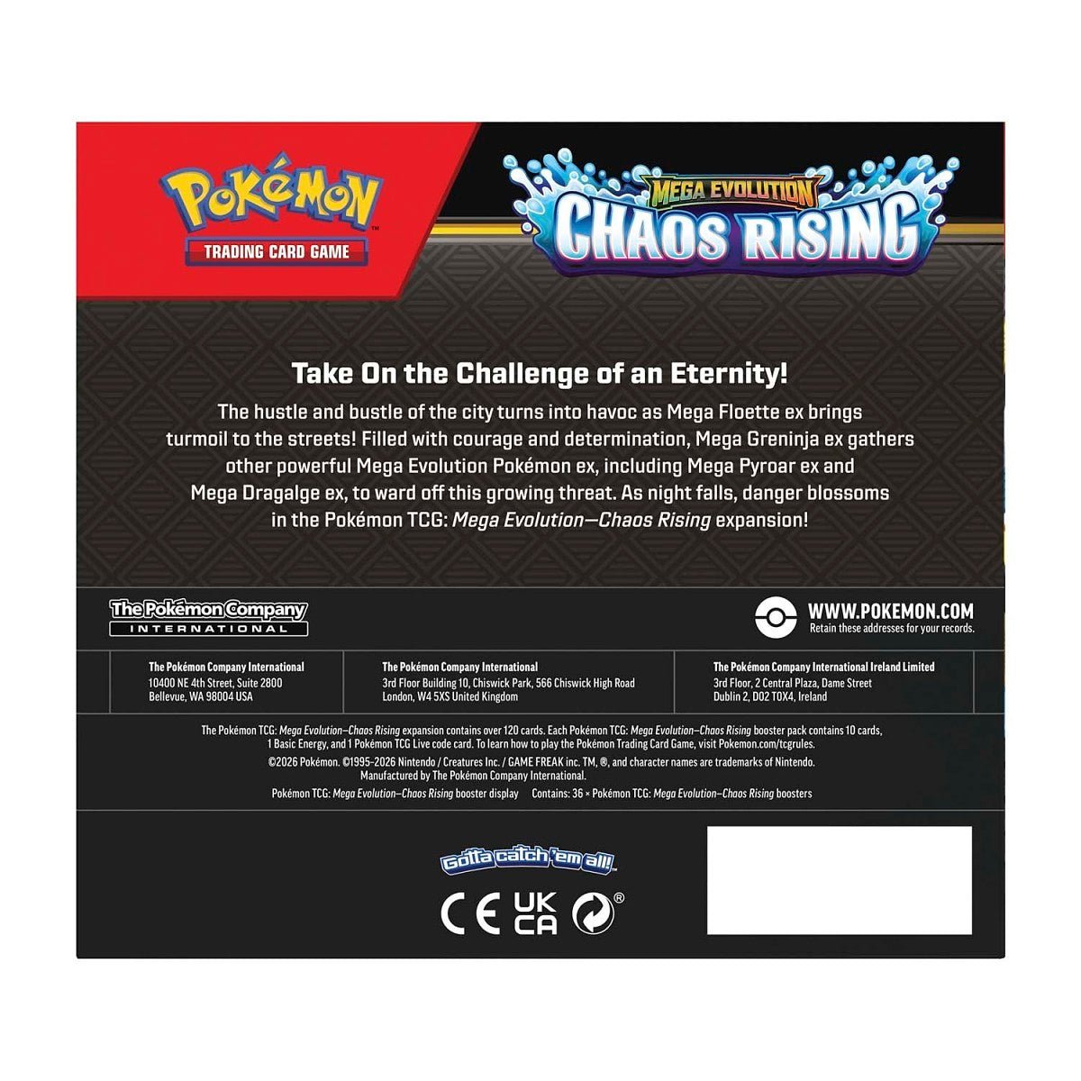 Pokémon – Chaos Rising – Booster Box - TAKARA TCG