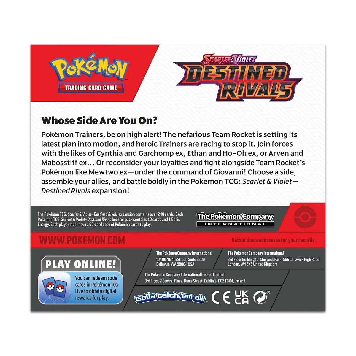 Pokémon – Destined Rivals – Booster Box - TAKARA TCG