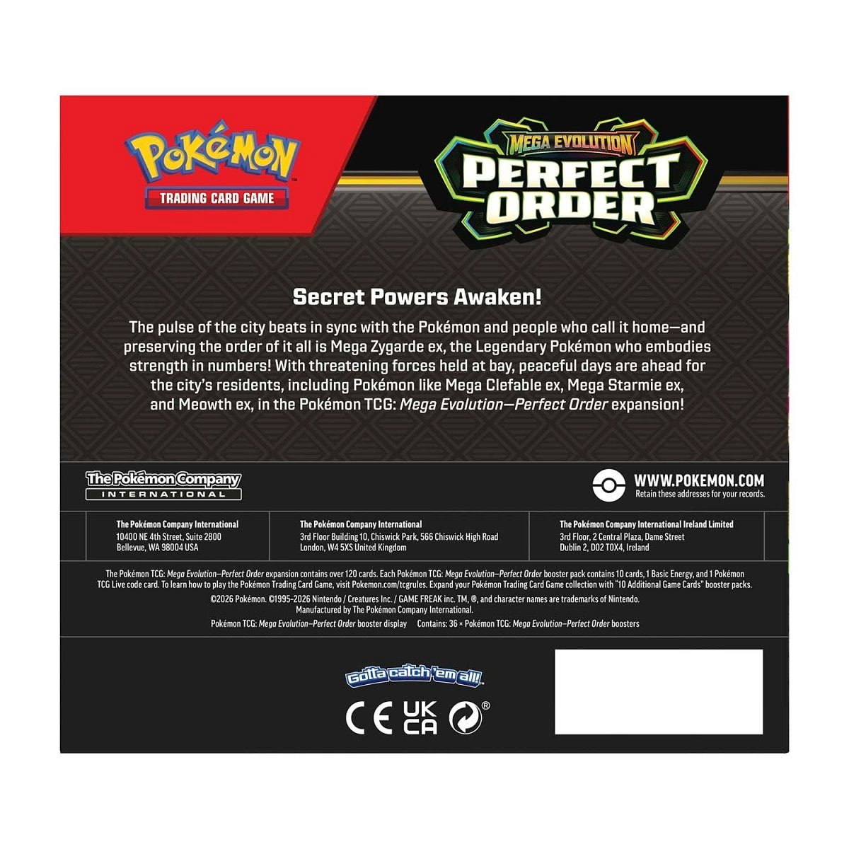 Pokémon – Perfect Order – Booster Box - TAKARA TCG
