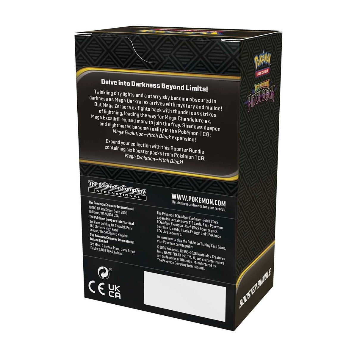 Pokémon – Pitch Black – Booster Bundle - TAKARA TCG