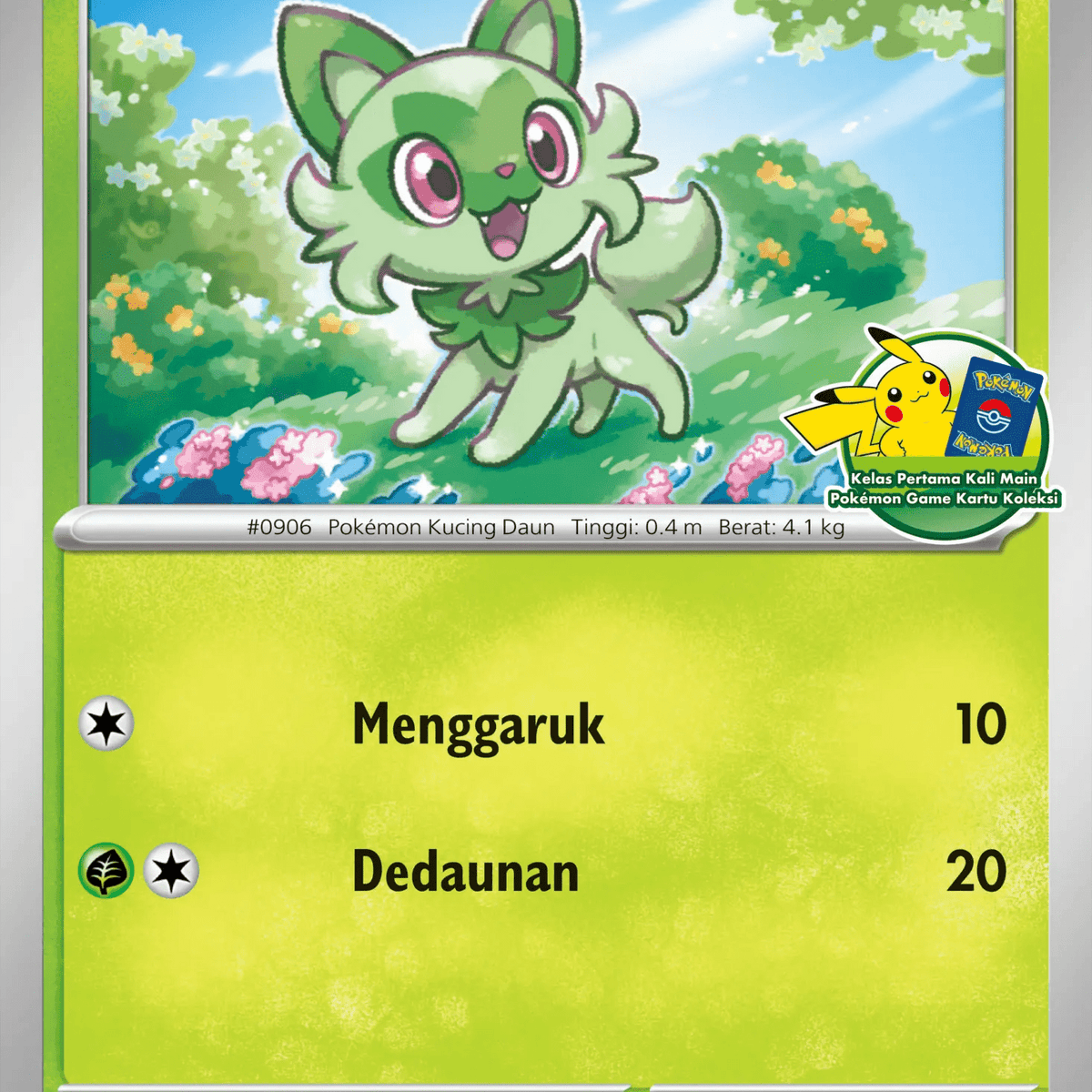 Pokémon – Sprigatito – 053/SV-P Indonesian Sealed Promo