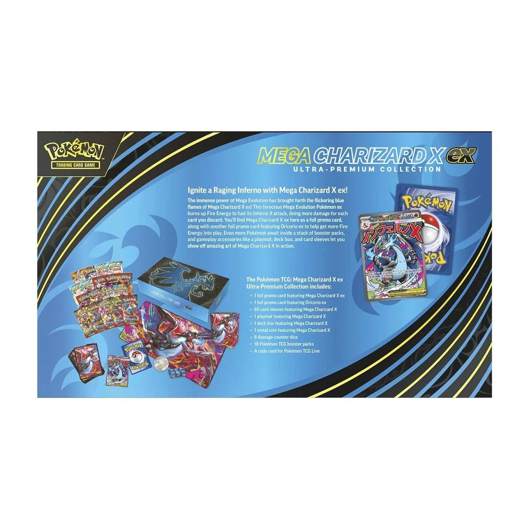 Pokémon – Mega Evolution – Charizard X ex Ultra Premium Collection